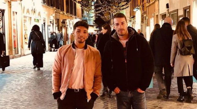 Marco Carta e il fidanzato Sirio