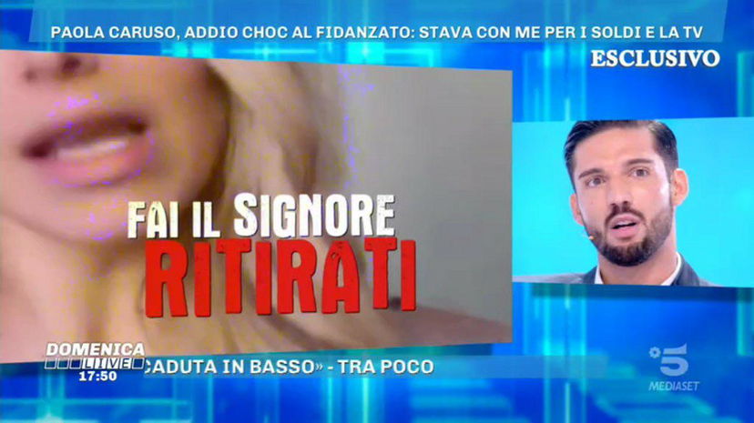 Moreno Merlo, accuse choc: “Paola Caruso mi ha picchiato e augurato la morte” preview