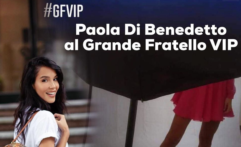 Grande Fratello Vip, Paola Di Benedetto nel cast: la foto che conferma preview