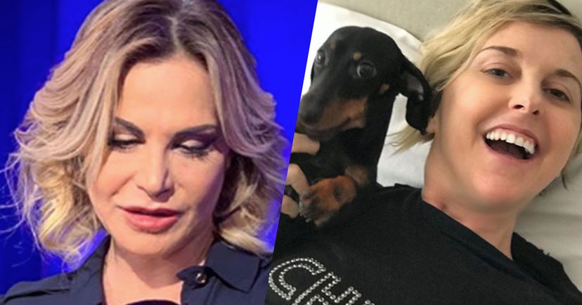 Simona Ventura e Nadia Toffa, la foto con il bassotto Totò commuove il web preview
