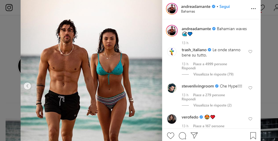 Andrea Damante e Claudia Coppola
