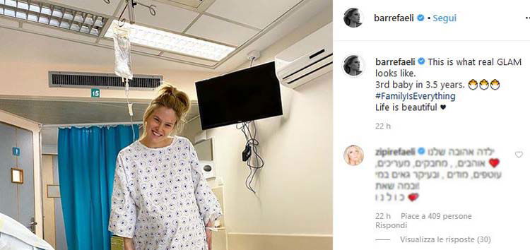 Bar Refaeli mamma per la terza volta: “La vita è bellissima!” preview