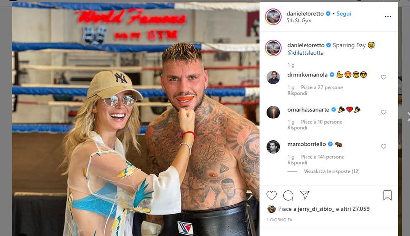 Diletta Leotta e Daniele Scardina ufficializzano la storia: scatto su Instagram conferma preview