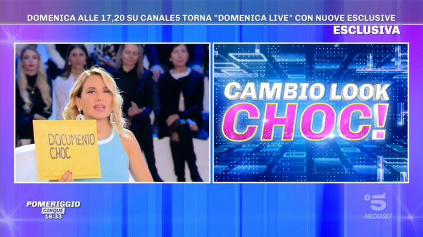 Domenica Live, anticipazioni: Jasmine Carrisi e nuova busta choc da Barbara d’Urso preview