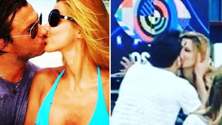 Grande Fratello Vip, bacio Adriana Volpe e Pago: marito di lei furioso con la Elia preview
