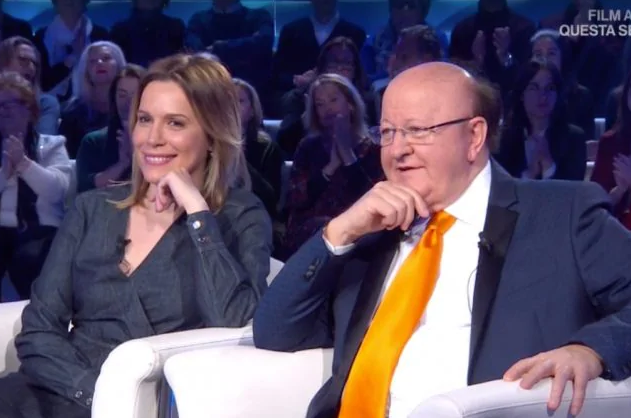 Massimo Boldi e Irene Fornaciari