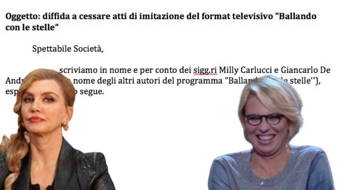Milly Carlucci e la presunta diffida, foto Dagospia