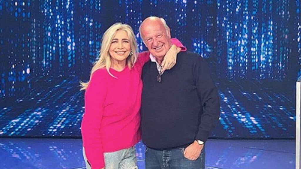 Mara Venier e Nicola Carraro