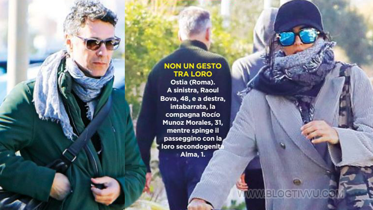 Raoul Bova e Rocio Munoz Morales in crisi? Musi lunghi e silenzi beccati dai paparazzi preview