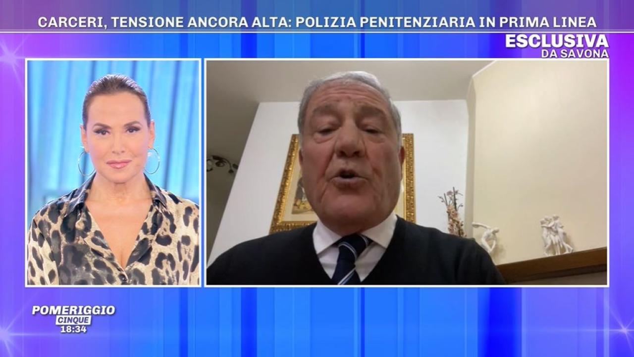 Barbara d’Urso, lo scontro con il segretario della Polizia Penitenziaria