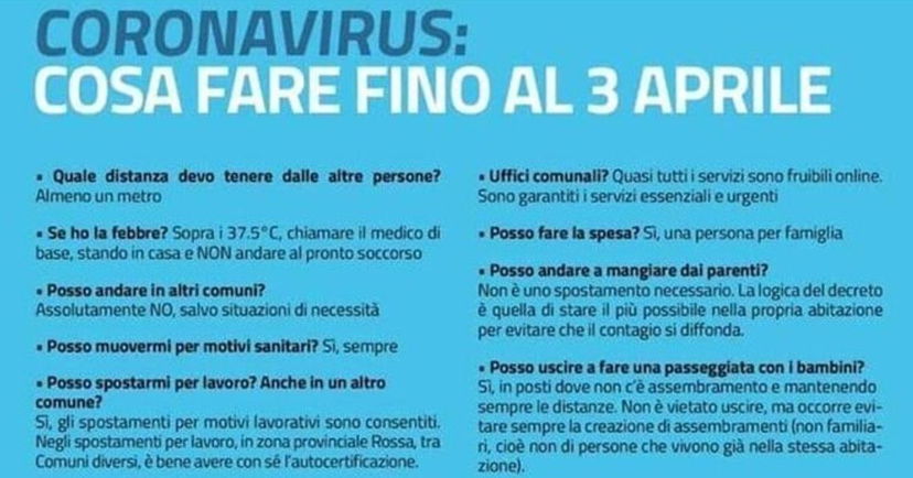 Coronavirus Italia, ultime notizie: cosa si può fare? Spostamenti, spesa, passeggiate preview