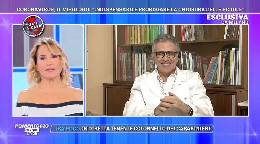 Coronavirus ultime notizie, bollettino: virologo a Pomeriggio 5 risponde alle domande – VIDEO preview