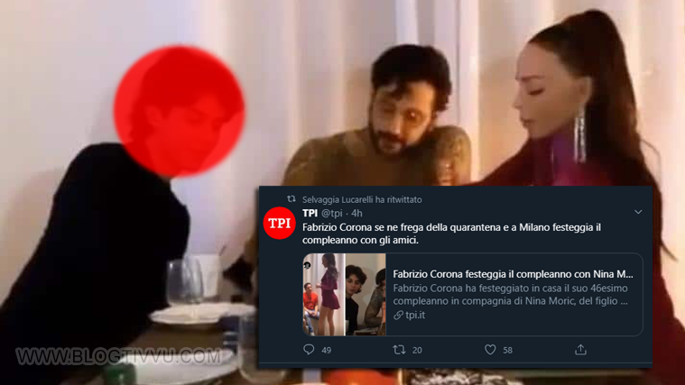 Fabrizio Corona, compleanno in compagnia: interviene Selvaggia Lucarelli, rivolta web (VIDEO) preview