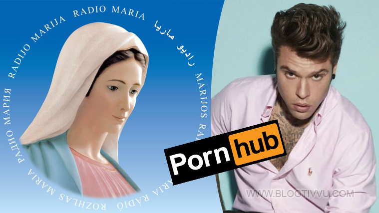 Fedez contro Radio Maria: "Meglio diventare ciechi che ascoltarvi" e PornHub dona 15mila euro