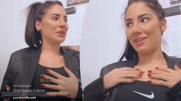 Giulia De Lellis videochiama Andrea Damante: “Mi sta venendo l’ansia”