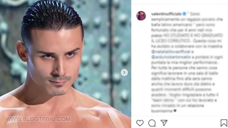 Valentin, Amici 19: ballerino si difende dalle accuse e “replica” al video inedito preview