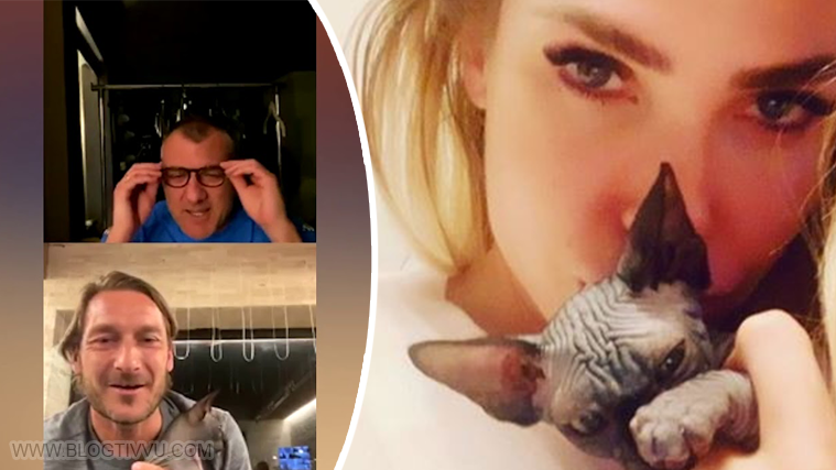 Francesco Totti e Ilary Blasi litigano per il gatto