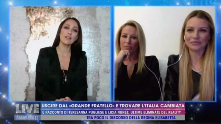 Licia Nunez e Teresanna Pugliese dopo il GF Vip: “Sotto choc”, racconto in quarantena