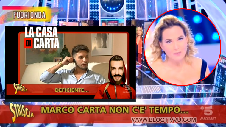 Marco Carta furioso con Barbara d’Urso: “Deficiente”