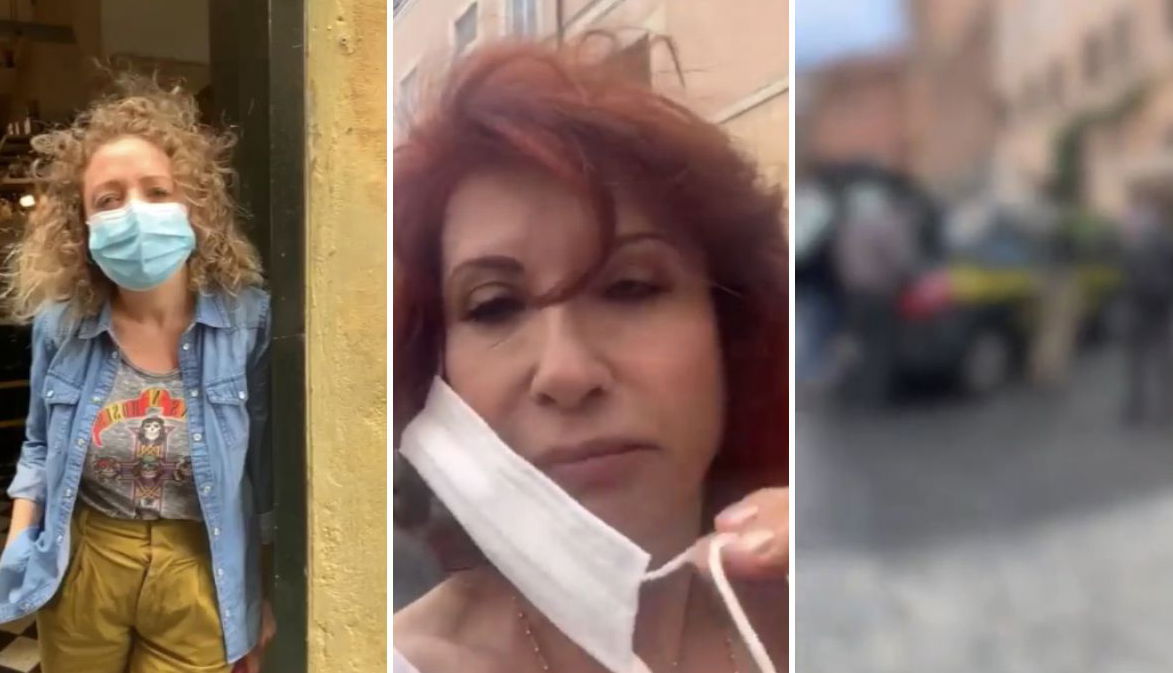 Alda D’Eusanio, 400 euro di multa per una mascherina rotta