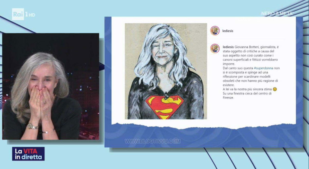 Giovanna Botteri “superdonna”: giornalista si commuove per il murales omaggio – FOTO article-post