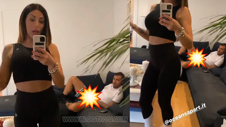 Guendalina Tavassi “hot”: il marito si tocca le parti intime su Instagram