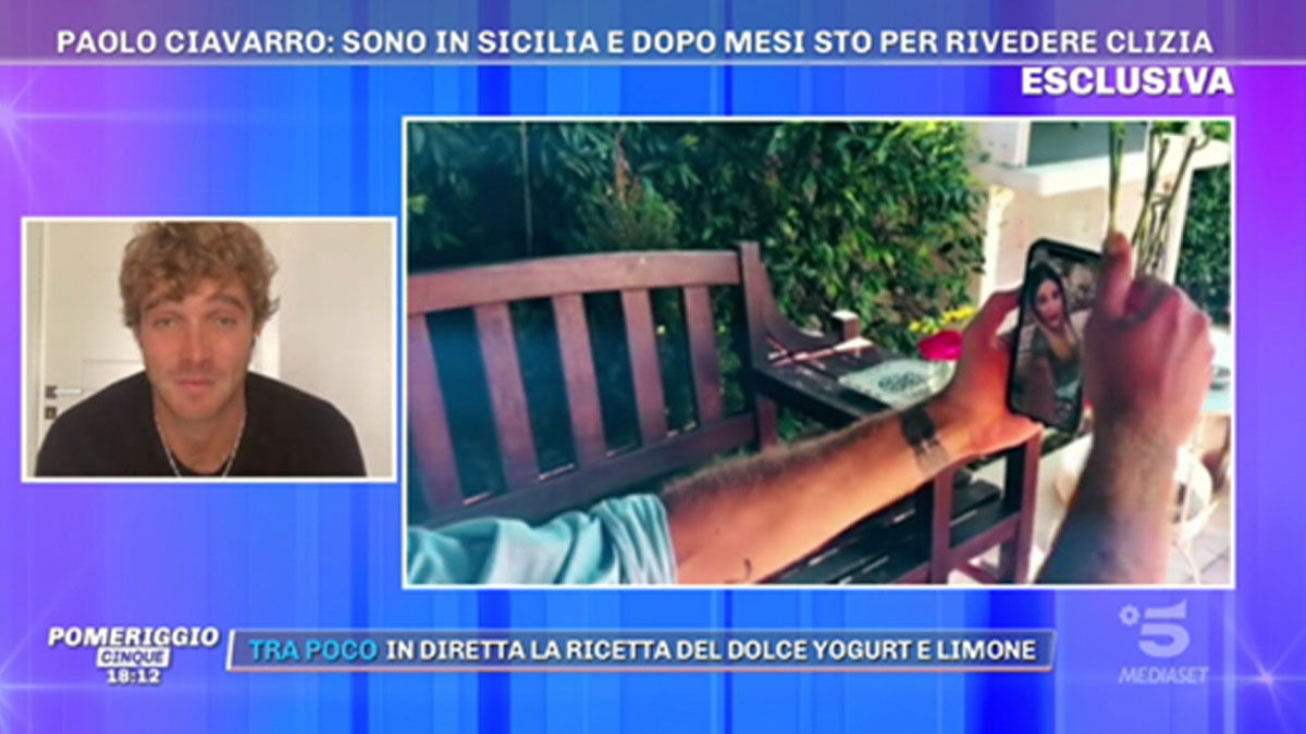 Paolo Ciavarro vicinissimo a Clizia Incorvaia