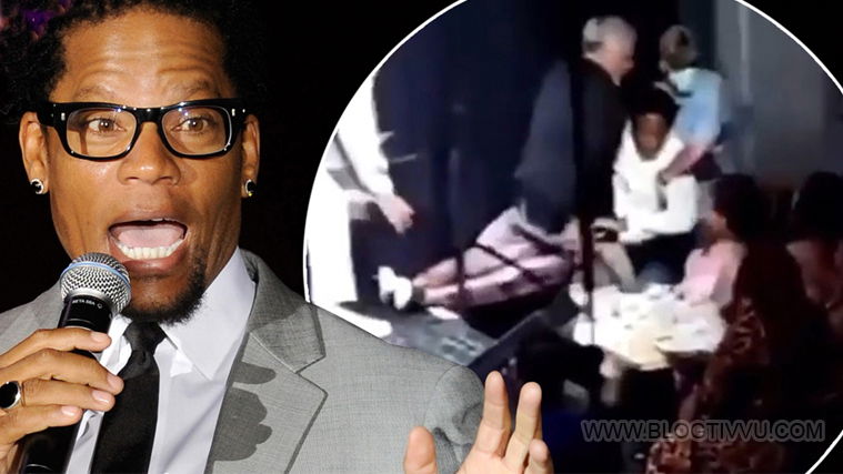 D. L. Hughley collassa sul palco