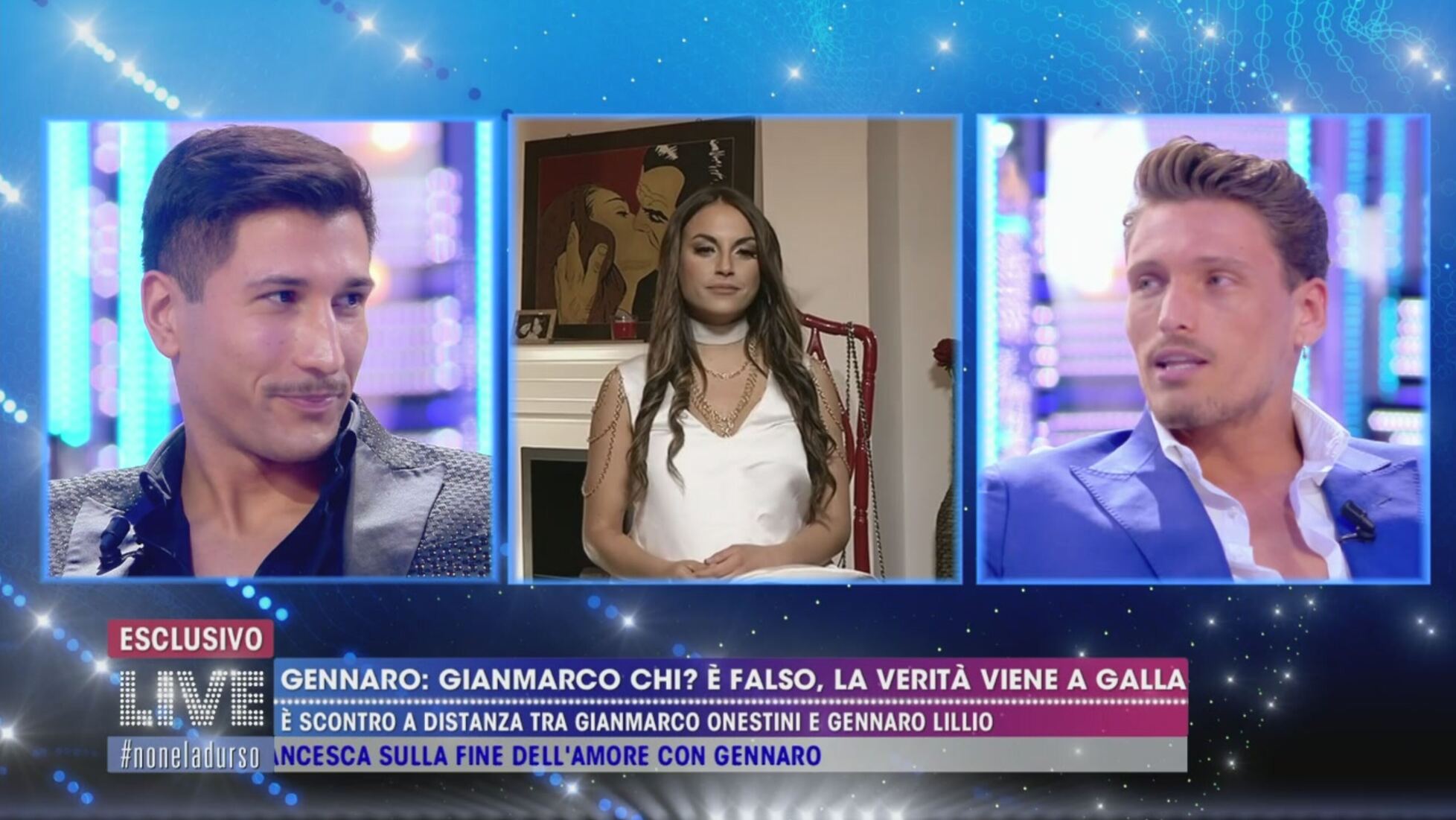 Gennaro Lillio, Gianmarco Onestini e Francesca De Andrè
