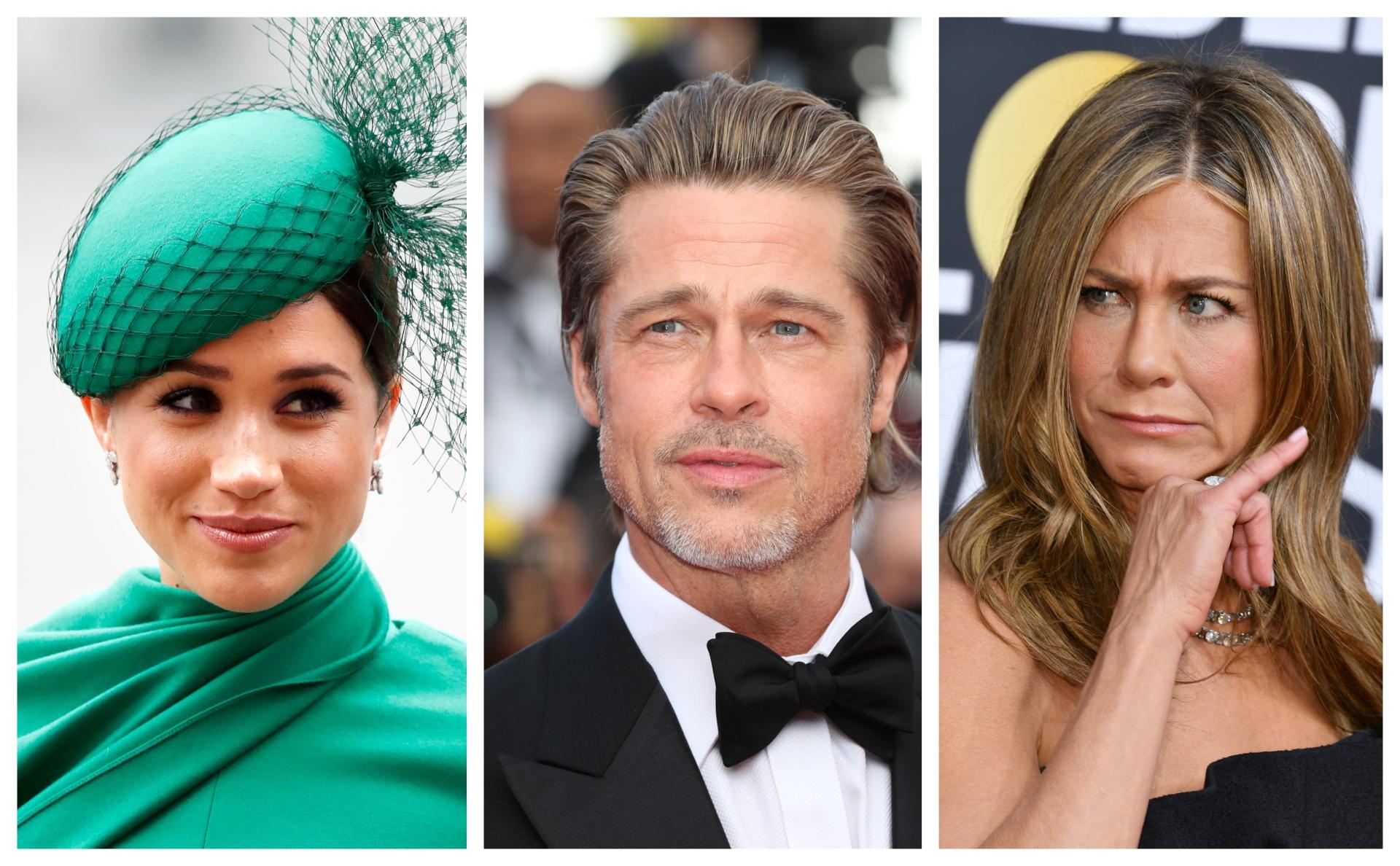Meghan Markle “fa la corte” a Brad Pitt ma Jennifer Aniston è gelosa