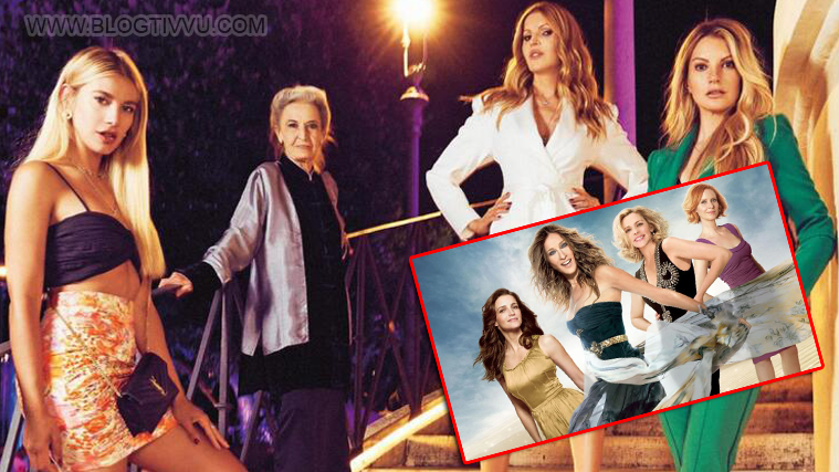 GF Vip come Sex and The City: Clizia Incorvaia in stile Carrie Bradshaw con Barbara Alberti, Rita Rusic e Licia Nunez preview