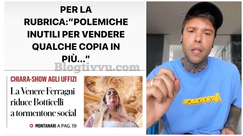 Fedez difende Chiara Ferragni dopo la polemica sugli Uffizi: “Avete bisogno di mia moglie…” (VIDEO) preview