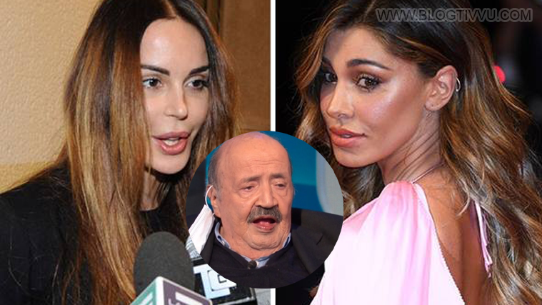 Costanzo bacchetta Belen Rodriguez e Nina Moric