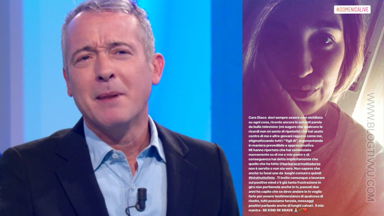 Caso Pierluigi Diaco, parla Veronica Satti: “Mi facevi bullismo televisivo” (VIDEO) preview