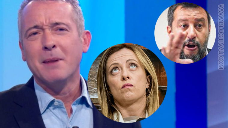 Pierluigi Diaco elogia Giorgia Meloni e Salvini