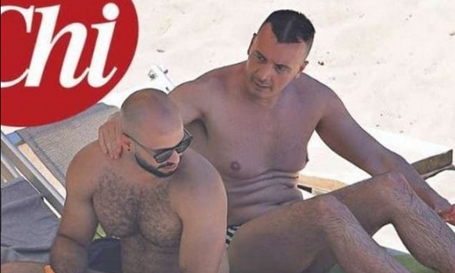 Rocco Casalino e il compagno