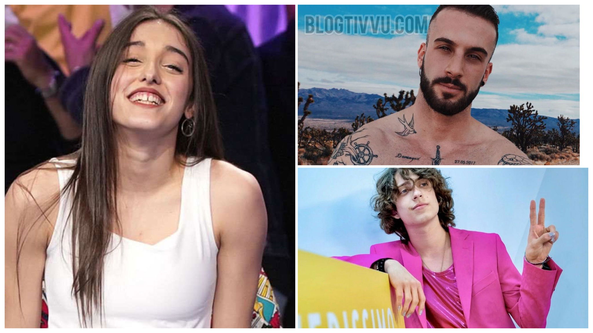 Giulia Stabile, Andreas Muller e Sangiovanni