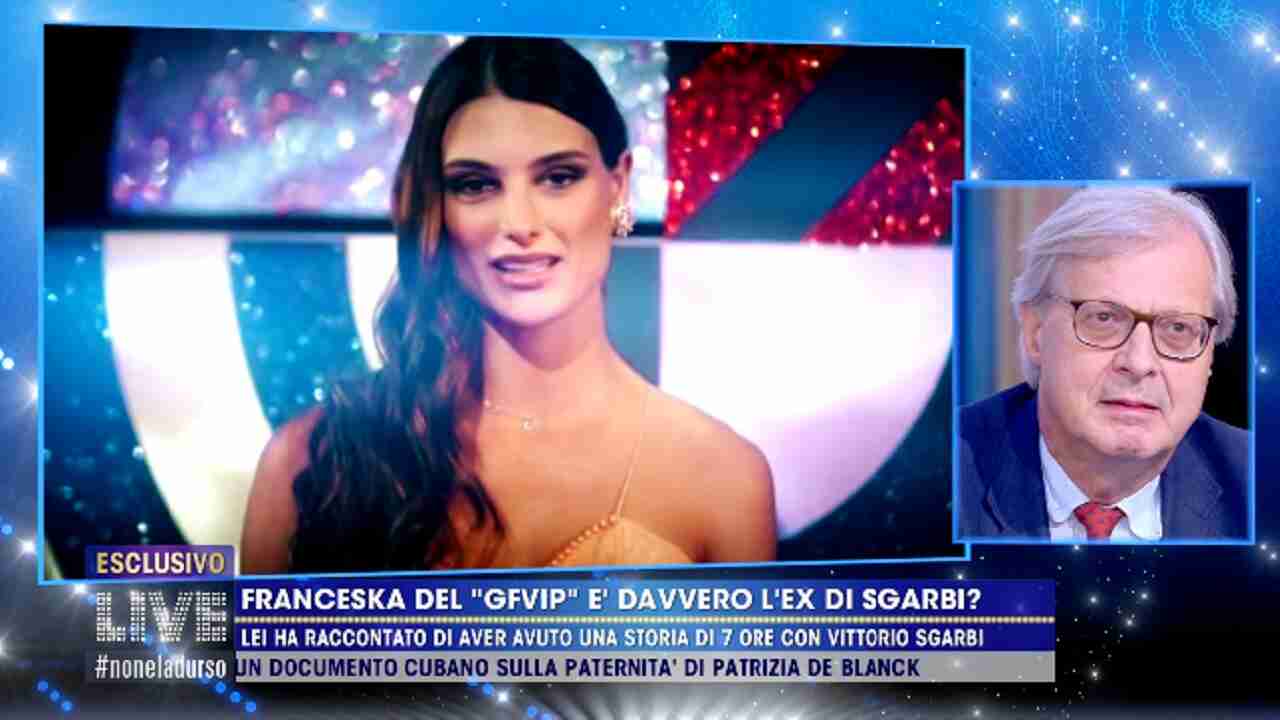 Sgarbi e Franceska Pepe