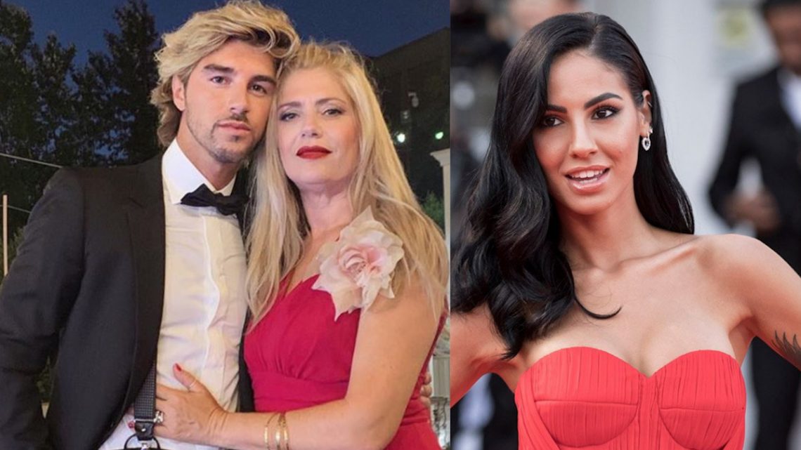 Andrea Damante con la mamma e Giulia De Lellis