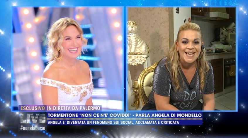 Angela da Mondello a Live Non è la d'Urso