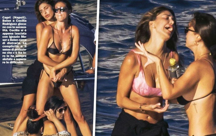 Belen Rodriguez consola Cecilia dopo la rottura con Ignazio Moser preview