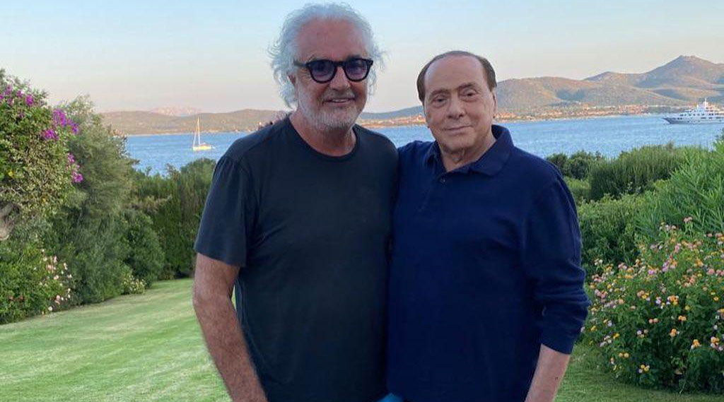 Flavio Briatore e Silvio Berlusconi
