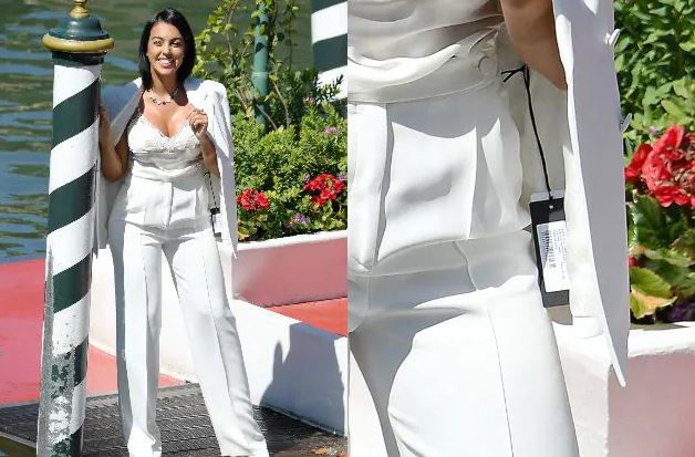 Gaffe di Georgina Rodriguez a Venezia: sfila con il cartellino della giacca ancora attaccato preview