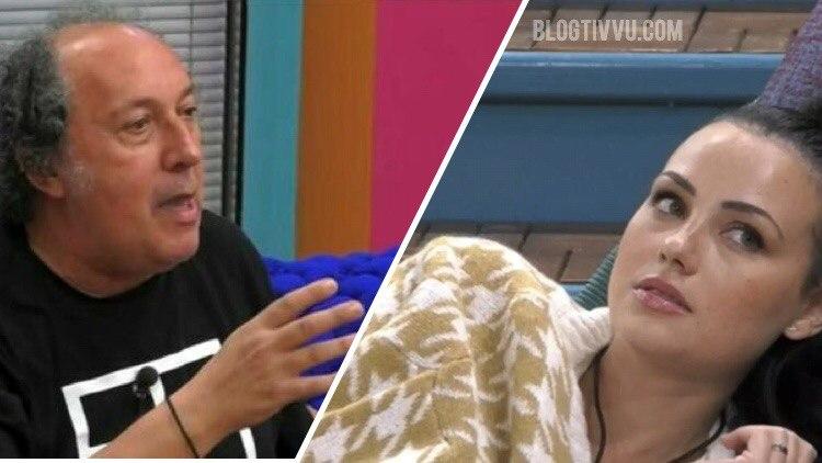 Grande Fratello Vip, Fulvio Abbate e Adua Del Vesco