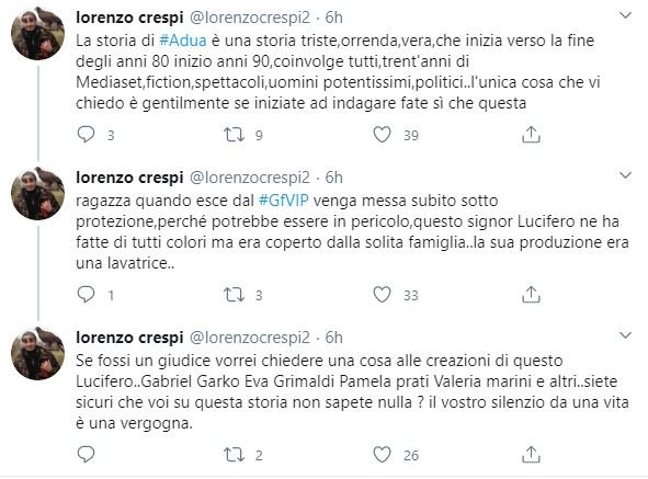 Lorenzo Crespi tweet