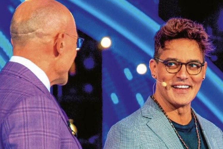 Alfonso Signorini e Gabriel Garko