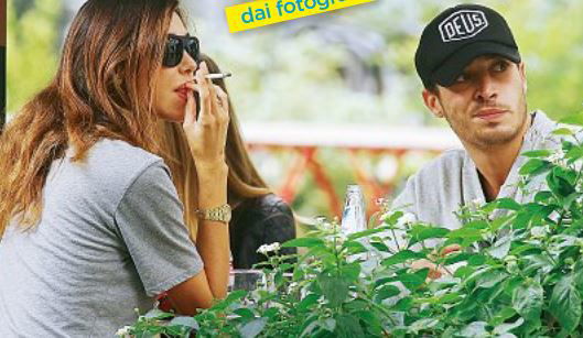 Belen Rodriguez e Antonino Spinalbese