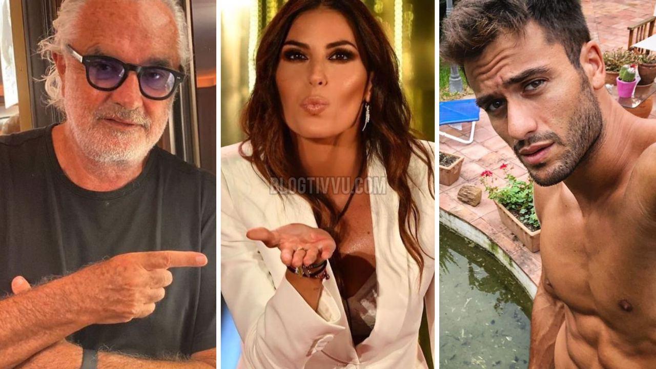 Flavio Briatore, Elisabetta Gregoraci e Pierpaolo Pretelli