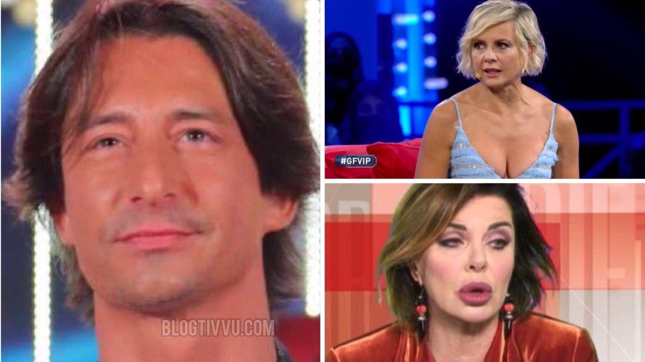 Alba Parietti contro Antonella Elia difende Oppini