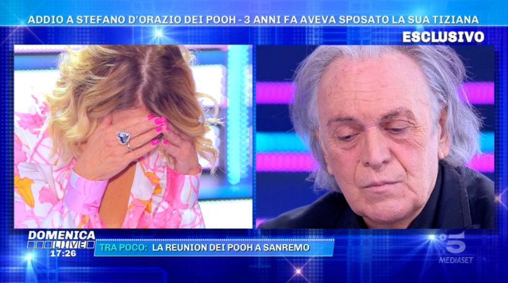 Barbara d’Urso piange ricordando Stefano D’Orazio